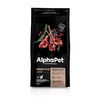 AlphaPet Superpremium сухой полнорационный корм для взрослых кошек и котов с чувствительным пищеварением сЯГНЕНКОМ - 3 кг