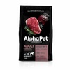 AlphaPet Superpremium сухой полнорационный корм для взрослых собак крупных пород с говядиной и потрошками - 3 кг