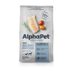 AlphaPet Superpremium Monoprotein сухой корм для взрослых собак средних и крупных пород, с белой рыбой - 12 кг