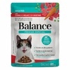 Balance Cat влажный корм для кошек, полнорационный,с говядиной, морковью и горошком, в соусе, в паучах - 85 г фото 1