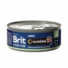 Brit Premium by Nature Adult полнорационный влажный корм для кошек, паштет с цыпленком, в консервах - 100 г фото 1