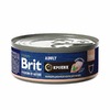 Brit Premium by Nature Adult полнорационный влажный корм для кошек, с кроликом, в консервах - 100 г фото 1