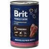 Brit Premium by Nature полнорационный влажный корм для собак, фарш из говядины, в консервах - 410 г