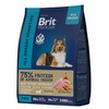 Brit Premium Dog Sensitive сухой корм для взрослых собак всех пород с чувствительным пищеварением с ягненком и индейкой - 3 кг фото 1