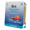 Brit Premium полнорационный влажный корм для стерилизованных кошек, воздушный паштет с форелью, в ламистерах - 100 г фото 1