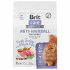 Brit Care Cat Anti-Hairball сухой корм для взрослых кошек для выведения шерсти из желудка, с белой рыбой и индейкой - 400 г