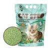 Cat Step Tofu Green Tea наполнитель растительный комкующийся с ароматом зеленого чая - 6 л (3 кг)