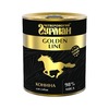 Четвероногий Гурман Golden line влажный корм для собак, с кониной, кусочки в желе, в консервах - 340 г