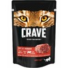 Crave полнорационный влажный корм для кошек, с говядиной, кусочки в желе, в паучах - 70 г фото 1