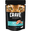 Crave полнорационный влажный корм для кошек, с лососем, кусочки в желе, в паучах - 70 г