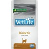 Farmina Vet Life Cat Diabetic ветеринарный диетический сухой корм для взрослых кошек с заболеванием сахарного диабета - 400 г