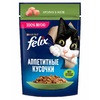 Felix Аппетитные кусочки полнорационный влажный корм для кошек, с кроликом, кусочки в желе, в паучах - 75 г фото 1