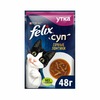 Felix неполнорационный влажный корм для взрослых кошек, суп с сочными ломтиками утки, в паучах - 48 г х 36 шт фото 1
