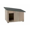 Ferplast Argo 60 будка для собак, деревянная - 69,5x54,5x52 см, 57,5x39x46 см, 17x28 см фото 1