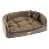 Ferplast Harris 65 диван-кровать для кошек и собак, коричневый - 64x48xh17 см фото 1
