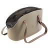 Ferplast With-Me Pro сумка-переноска для собак мелких пород, с сеткой, бежевая - 21,5x43,5xh27 см