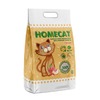 HOMECAT Ecoline комкующийся наполнитель для кошачьих туалетов с ароматом персика - 12 л