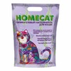 HOMECAT силикагелевый наполнитель для кошачьих туалетов с ароматом лаванды - 30 л