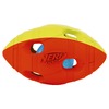 Игрушка для собак Nerf Мяч гандбольный двухцветный светящийся - 10 см фото 1