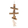 Игрушка Trixie для попугаев на цепочке 40 см деревянная