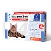 Inspector Quadro капли для кошек 1-4 кг от блох, клещей и гельминтов - 3 пипетки