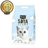 Kit Cat SoyaClump Soybean Litter Baby Powder соевый биоразлагаемый комкующийся наполнитель для котят с ароматом детской присыпки - 7 л фото 1