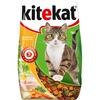 Kitekat полнорационный сухой корм для кошек, с аппетитной курочкой фото 1
