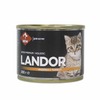 Landor полнорационный влажный корм для котят, паштет с индейкой и тыквой, в консервах фото 1
