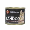 Landor полнорационный влажный корм для стерилизованных кошек, паштет с куропаткой и клюквой, в консервах фото 1