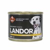 Landor полнорационный влажный корм для собак, паштет с гусем и киноа, в консервах - 200 г фото 1