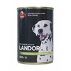 Landor полнорационный влажный корм для собак, паштет с перепелкой и потрошками, в консервах фото 1