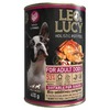 Leo&Lucy влажный полнорационный корм для пожилых собак, с индейкой и ягодами, в паштете, в консервах - 400 г