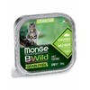 Monge Cat BWild Grain Free полнорационный влажный корм для стерилизованных кошек, беззерновой, паштет с кабаном и овощами, в ламистерах - 100 г фото 1
