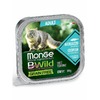 Monge Cat BWild Grain Free полнорационный влажный корм для кошек, беззерновой, паштет с треской и овощами, в ламистерах - 100 г фото 1