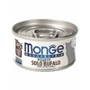 Monge Cat Monoprotein полнорационный влажный корм для кошек, беззерновой, с буйволом, мясные хлопья, в консервах - 80 г фото 1