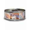 Monge Cat Natural влажный корм для кошек, с тунцом и лососем, кусочки в бульоне, в консервах - 80 г фото 1