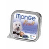 Monge Dog Fresh полнорационный влажный корм для собак, с индейкой и черникой, кусочки в паштете, в ламистерах - 100 г фото 1