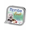 Monge Dog Fresh полнорационный влажный корм для собак, с ягненком и яблоком, кусочки в паштете, в ламистерах - 100 г фото 1