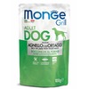 Monge Dog Grill полнорационный влажный корм для собак, беззерновой, c ягненком и овощами, кусочки в соусе, в паучах - 100 г фото 1