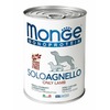 Monge Dog Monoprotein Solo полнорационный влажный корм для собак, беззерновой, паштет с ягненком, в консервах - 400 г фото 1