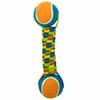 Petpark игрушка для собак Плетенка с двумя теннисными мячами, 6 см фото 1