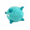 Playology Puppy Sensory Ball игрушка для щенков мелких и средних пород 8-16 недель, сенсорный плюшевый мяч, с ароматом арахиса, голубой - 11 см фото 1
