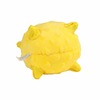 Playology Puppy Sensory Ball игрушка для щенков мелких и средних пород 8-16 недель, сенсорный плюшевый мяч, с ароматом курицы, желтый - 11 см фото 1
