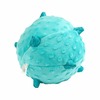 Playology Puppy Sensory Ball игрушка для щенков средних и крупных пород 8-16 недель,сенсорный плюшевый мяч, с ароматом арахиса, голубой - 15 см фото 1