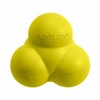 Playology Squeaky Bounce Ball игрушка для собак средних и крупных пород, жевательный тройной мяч с пищалкой, с ароматом курицы, желтый фото 1