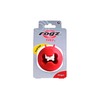 Rogz мяч пупырчатый с "зубами" для массажа десен с отверстием для лакомств FRED, 64 мм, красный фото 1