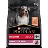 Pro Plan Medium Sensitive Skin сухой корм для взрослых собак средних пород с чувствительной кожей с лососем и рисом - 7 кг
