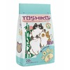 Toshiko Натуральный наполнитель для кошек, комкующийся, древесный - 20 л, 7,6 кг фото 1