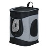 Trixie Переноска-рюкзак Timon, 34×44×30 см, чёрный/серый