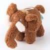 Tufflove игрушка для собак, Мамонт, коричневый - 27 см фото 1